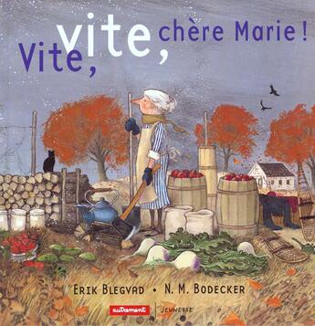 Couverture du livre « Vite vite chere marie! - illustrations, couleur » de Blegvad/Bodecker aux éditions Autrement