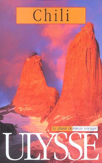 Couverture du livre « Chili » de Eric Hamovitch aux éditions Ulysse