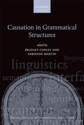 Couverture du livre « Causation in Grammatical Structures » de Bridget Copley aux éditions Oup Oxford