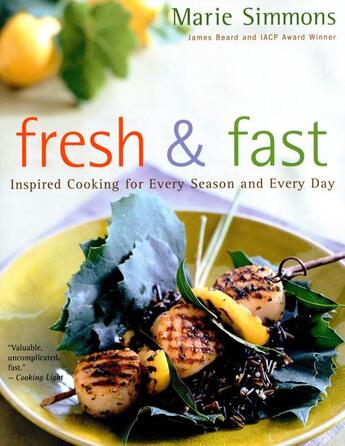 Couverture du livre « Fresh & Fast » de Marie Simmons aux éditions Houghton Mifflin Harcourt