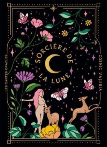 Couverture du livre « Moon witch : l'oracle sorcière de la lune » de Cosmic Valeria aux éditions Le Lotus Et L'elephant