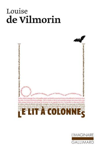 Couverture du livre « Le lit à colonnes » de Louise De Vilmorin aux éditions Gallimard