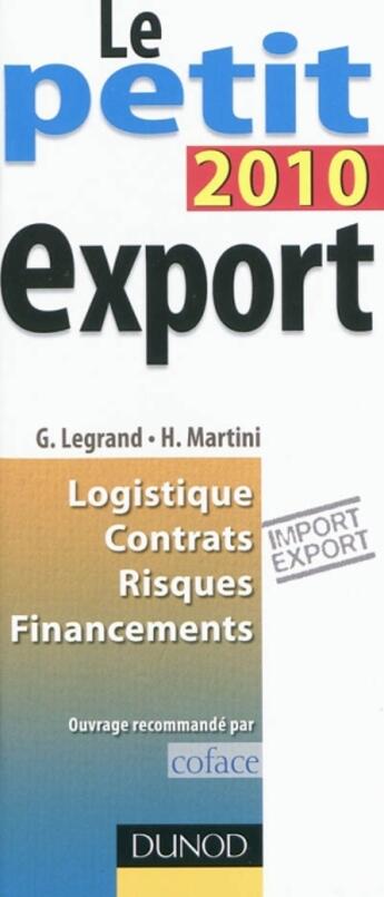 Couverture du livre « Le petit export (édition 2010) » de G. Legrand et H. Martini aux éditions Dunod