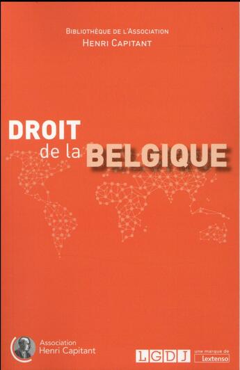 Couverture du livre « Droit de la Belgique » de  aux éditions Lgdj