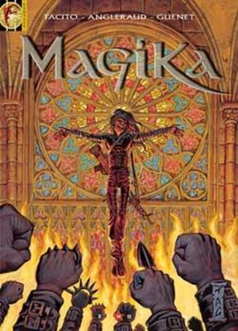 Couverture du livre « Magika Tome 2 ; les versets de feu » de Franck Tacito et Nicolas Guenet et Fabrice Angleraud aux éditions Glenat