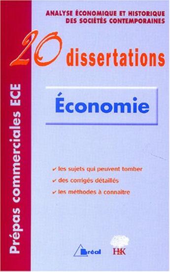 Couverture du livre « Analyse économique et historique des sociétés contemporaines » de Montousse aux éditions Breal