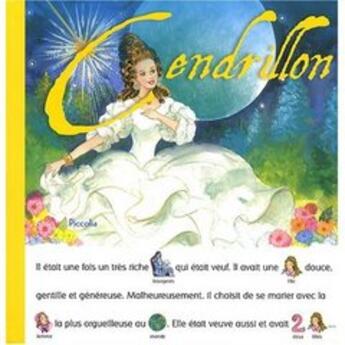 Couverture du livre « Je lis avec des mots et des images ; Cendrillon » de Piccolia aux éditions Piccolia