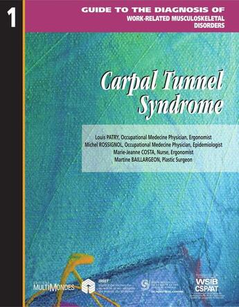 Couverture du livre « Carpal tunnel syndrome » de Louis Patry aux éditions Multimondes