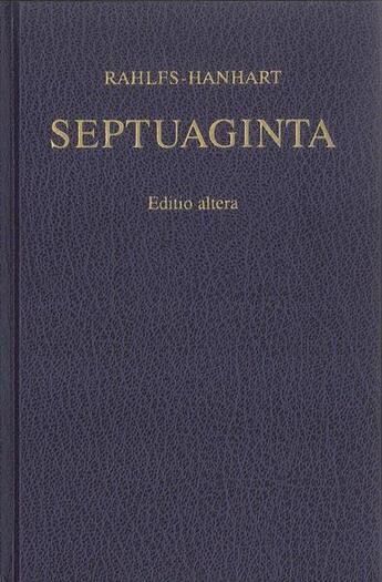 Couverture du livre « Septuaginta relie skivertex » de  aux éditions Bibli'o