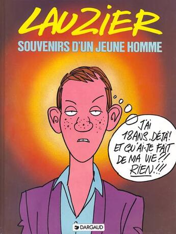 Couverture du livre « Souvenirs d'un jeune homme - tome 0 - souvenirs d'un jeune homme » de Lauzier aux éditions Dargaud