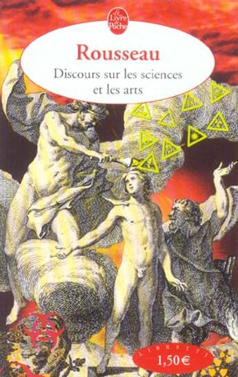 Couverture du livre « Discours sur les sciences et les arts » de Jean-Jacques Rousseau aux éditions Le Livre De Poche