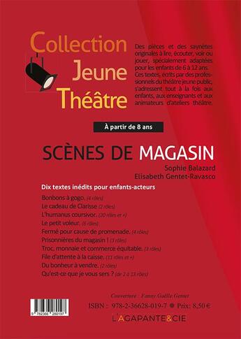 Couverture du livre « Scenes de magasin » de Balazard aux éditions L'agapante & Cie