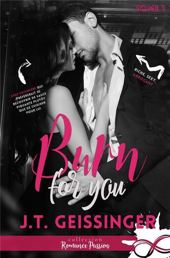 Couverture du livre « Slow burn t.1 ; burn for you » de Geissinger J.T. aux éditions Collection Infinity