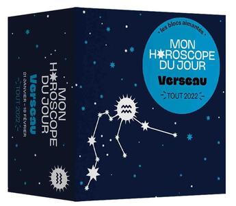 Couverture du livre « Mon horoscope du jour ; verseau ; tout 2022 » de Fabienne Tanti aux éditions Papier Cadeau