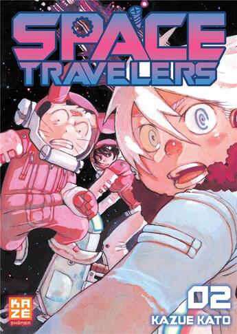 Couverture du livre « Space travelers t.2 » de Kazue Kato aux éditions Crunchyroll