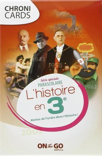 Couverture du livre « L'histoire en 3e » de  aux éditions On The Go