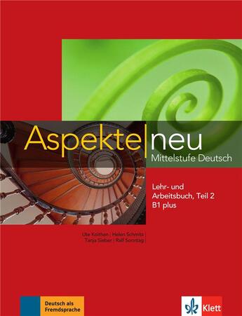 Couverture du livre « Aspekte neu b1 plus, livre eleve + cahier (volume 2) » de  aux éditions La Maison Des Langues