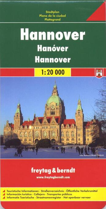 Couverture du livre « Hannover » de  aux éditions Freytag Und Berndt