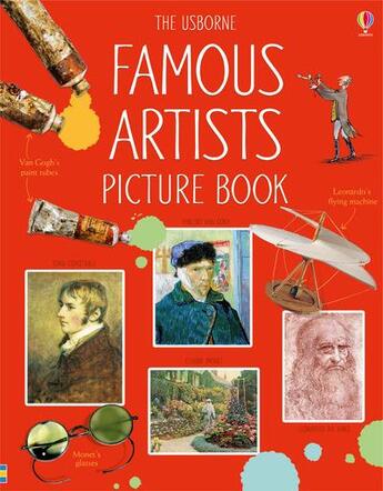 Couverture du livre « Famous artists picture book » de Megan Cullis aux éditions Usborne