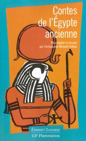 Couverture du livre « Contes de l'egypte ancienne » de  aux éditions Flammarion