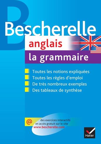 Couverture du livre « Bescherelle anglais ; la grammaire » de W Rotge et M Malavielle aux éditions Hatier