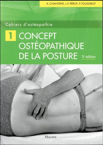 Couverture du livre « CAHIERS D'OSTEOPATHIE ; concept ostéopathique (3e édition) » de  aux éditions Maloine