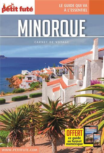 Couverture du livre « Guide minorque 2023 carnet petit fute » de Collectif Petit Fute aux éditions Le Petit Fute