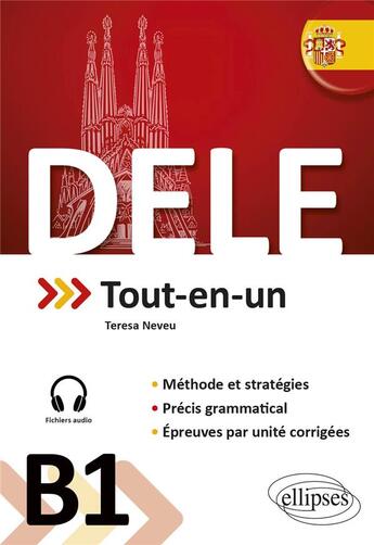 Couverture du livre « DELE tout-en-un : B1 » de Teresa Neveu aux éditions Ellipses