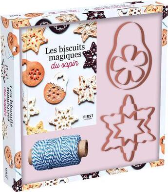 Couverture du livre « Les biscuits magiques du sapin » de Caroline Bourgeois aux éditions First