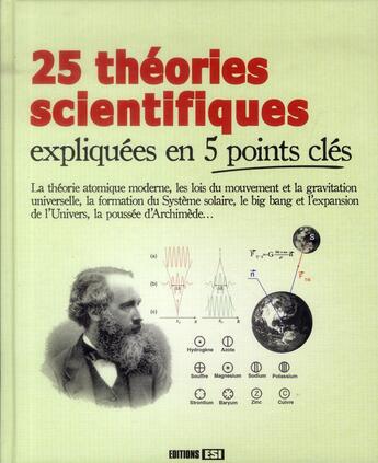 Couverture du livre « 25 théories scientifiques expliquées en 5 points clés » de  aux éditions Editions Esi