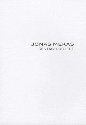 Couverture du livre « 365 days project » de Jonas Mekas aux éditions Ensba