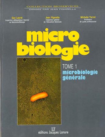 Couverture du livre « Microbiologie T.1 » de Leyral aux éditions Lanore Laurens