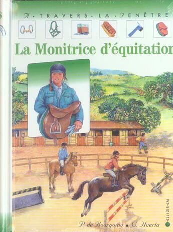 Couverture du livre « La monitrice d'equitation » de De Bourgoing aux éditions Calligram