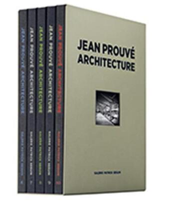 Couverture du livre « Jean prouve architecture - coffret 2 (5 vol) » de  aux éditions Patrick Seguin