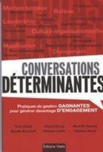 Couverture du livre « Conversations déterminantes » de  aux éditions Viseo