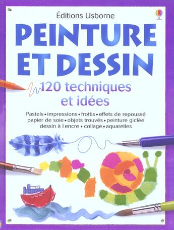 Couverture du livre « Plus D'Idees Pour Peindre » de Fiona Watt aux éditions Usborne