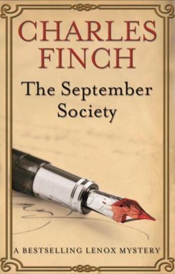 Couverture du livre « The September Society » de Finch Charles aux éditions Little Brown Book Group Digital