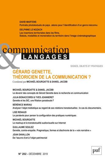 Couverture du livre « Communication et langages 2019, n.202 » de  aux éditions Puf