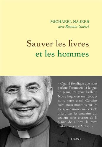 Couverture du livre « Sauver les livres et les hommes » de Gubert Romain et Michaeel Najeeb aux éditions Grasset