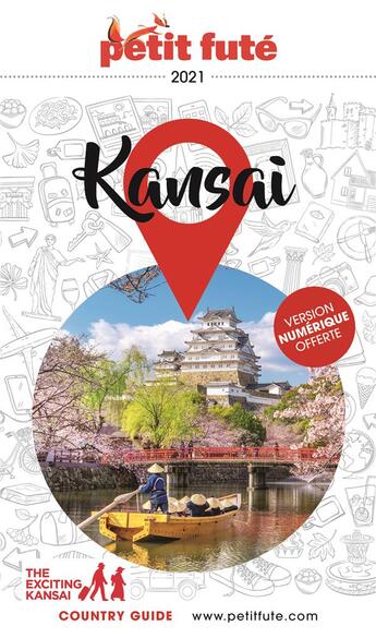 Couverture du livre « GUIDE PETIT FUTE ; COUNTRY GUIDE : Kansai (édition 2021/2022) » de Collectif Petit Fute aux éditions Le Petit Fute