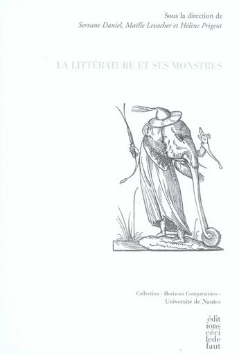 Couverture du livre « La littérature et ses monstres » de  aux éditions Cecile Defaut