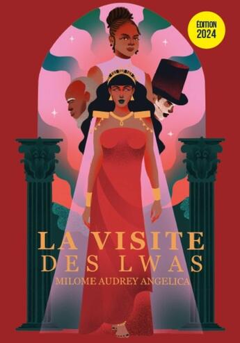 Couverture du livre « La visite des Lwas (édition 2024) » de Audrey Angelica Milome aux éditions Publishroom Factory