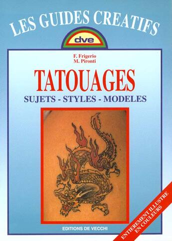 Couverture du livre « Tatouages » de F Frigero et M Pironti aux éditions De Vecchi