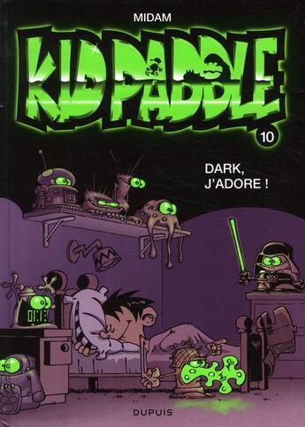 Couverture du livre « Kid Paddle Tome 10 : dark, j'adore ! » de Midam aux éditions Dupuis