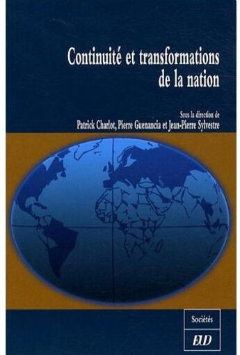 Couverture du livre « Continuite et transformations de la nation » de  aux éditions Pu De Dijon