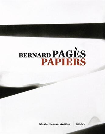 Couverture du livre « Bernard Pagès ; musée Picasso Antibes » de  aux éditions Snoeck Gent