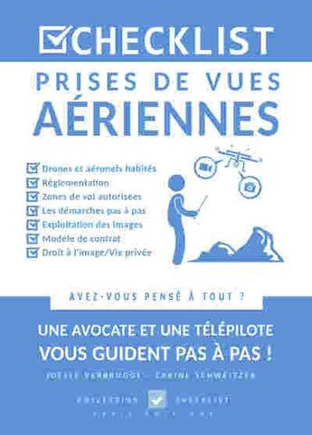 Couverture du livre « Checklist prises de vues aeriennes » de Joelle Verbrugge aux éditions 29bis