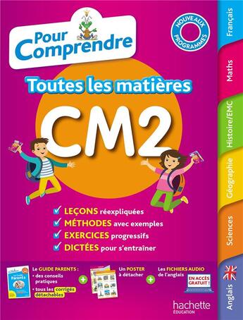 Couverture du livre « Pour comprendre toutes les matieres cm2 » de Guichard/Herete/Huet aux éditions Hachette Education