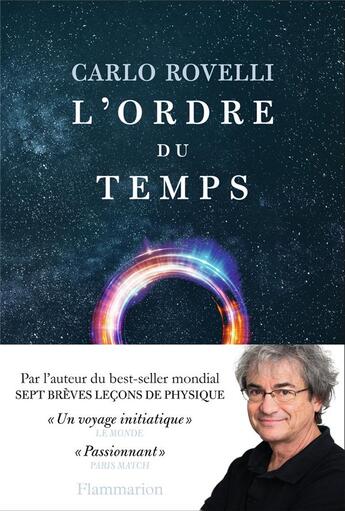 Couverture du livre « L'ordre du temps » de Carlo Rovelli aux éditions Flammarion