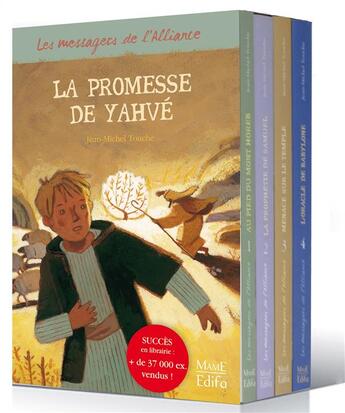 Couverture du livre « Les messagers de l'alliance ; la promesse de Yavhé ; coffret ancien testament » de Jean-Michel Touche aux éditions Mame